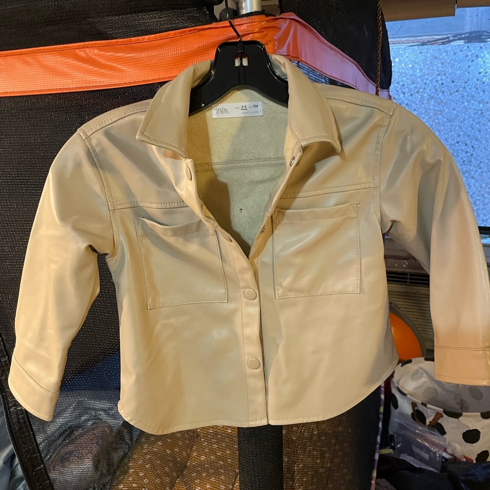 Kids leather jacket